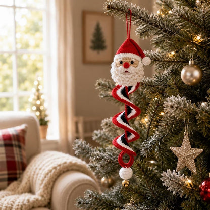 🔥Last Day 50% OFF - 🎅🌲Crochet Snowman Spiral Oranment DIY Kit