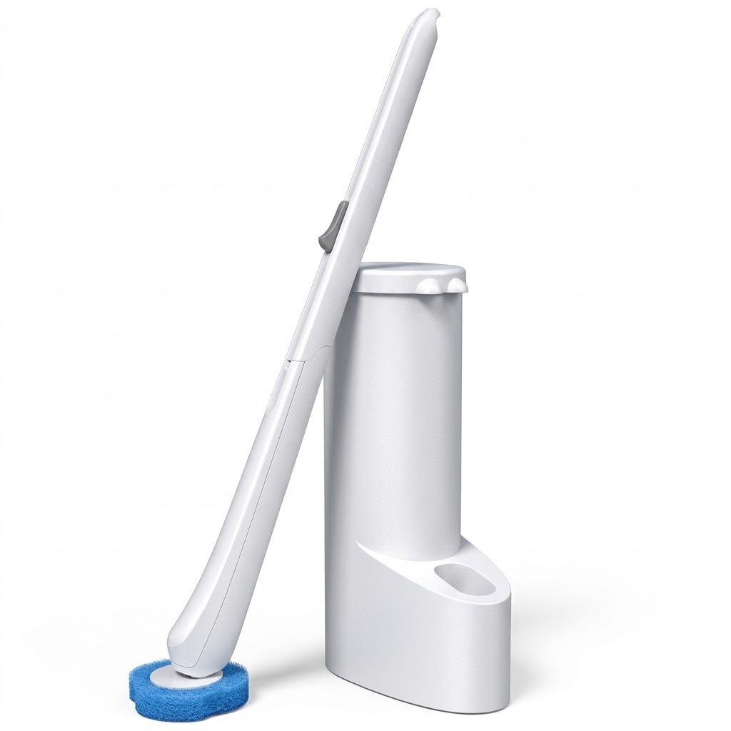 Disposable toilet brush