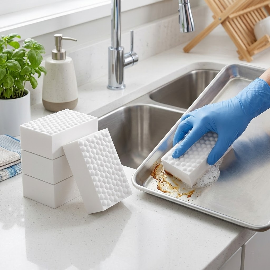 High-density cleaning sponge