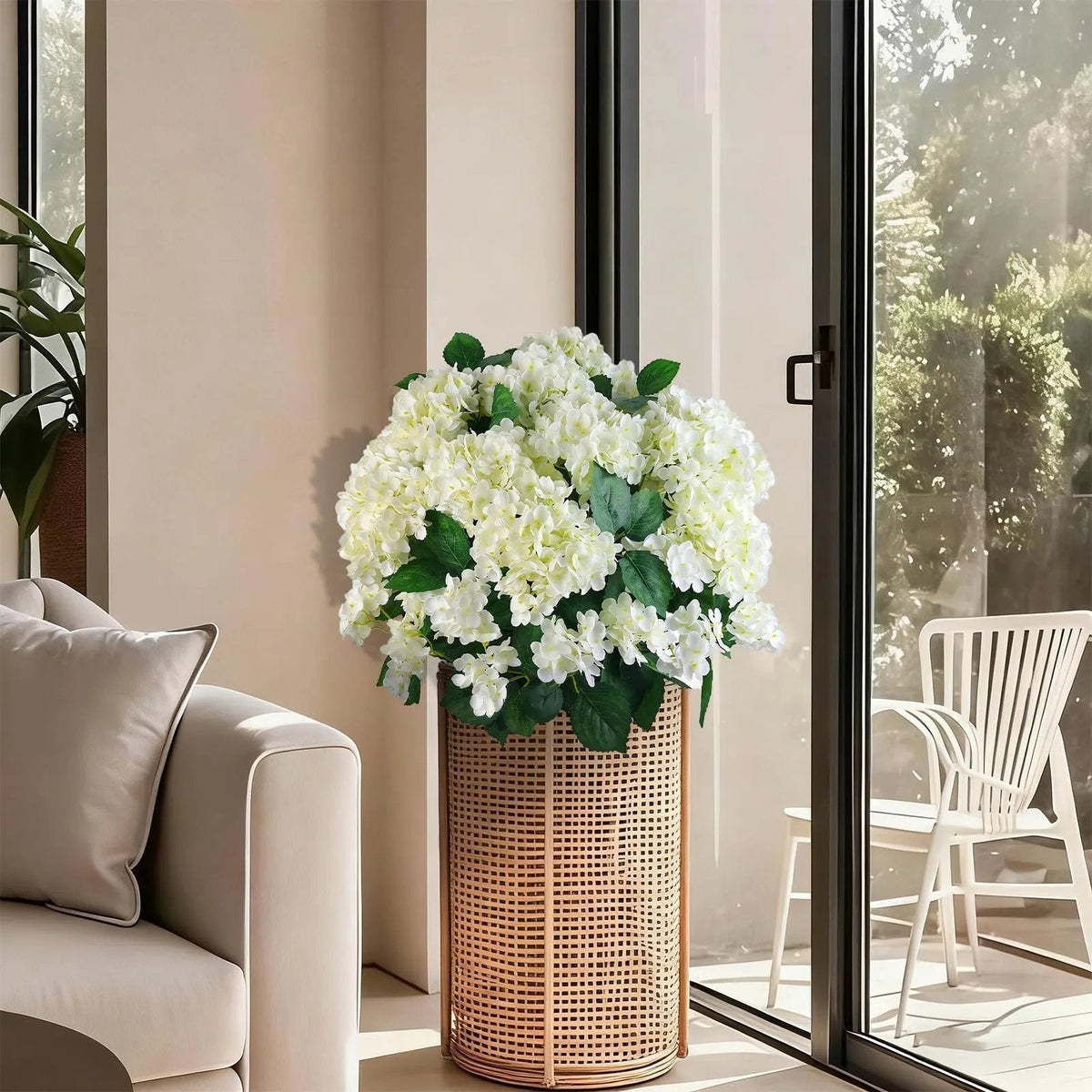 🌼Artificial hydrangeas for outdoor use – UV-resistant, waterproof, and wind-resistan💐🌸