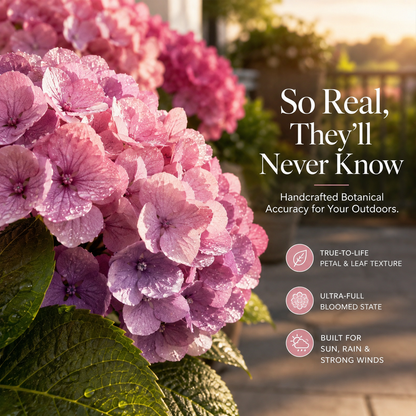 🌼Artificial hydrangeas for outdoor use – UV-resistant, waterproof, and wind-resistan💐🌸