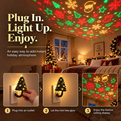 🎄 Projector Night Light