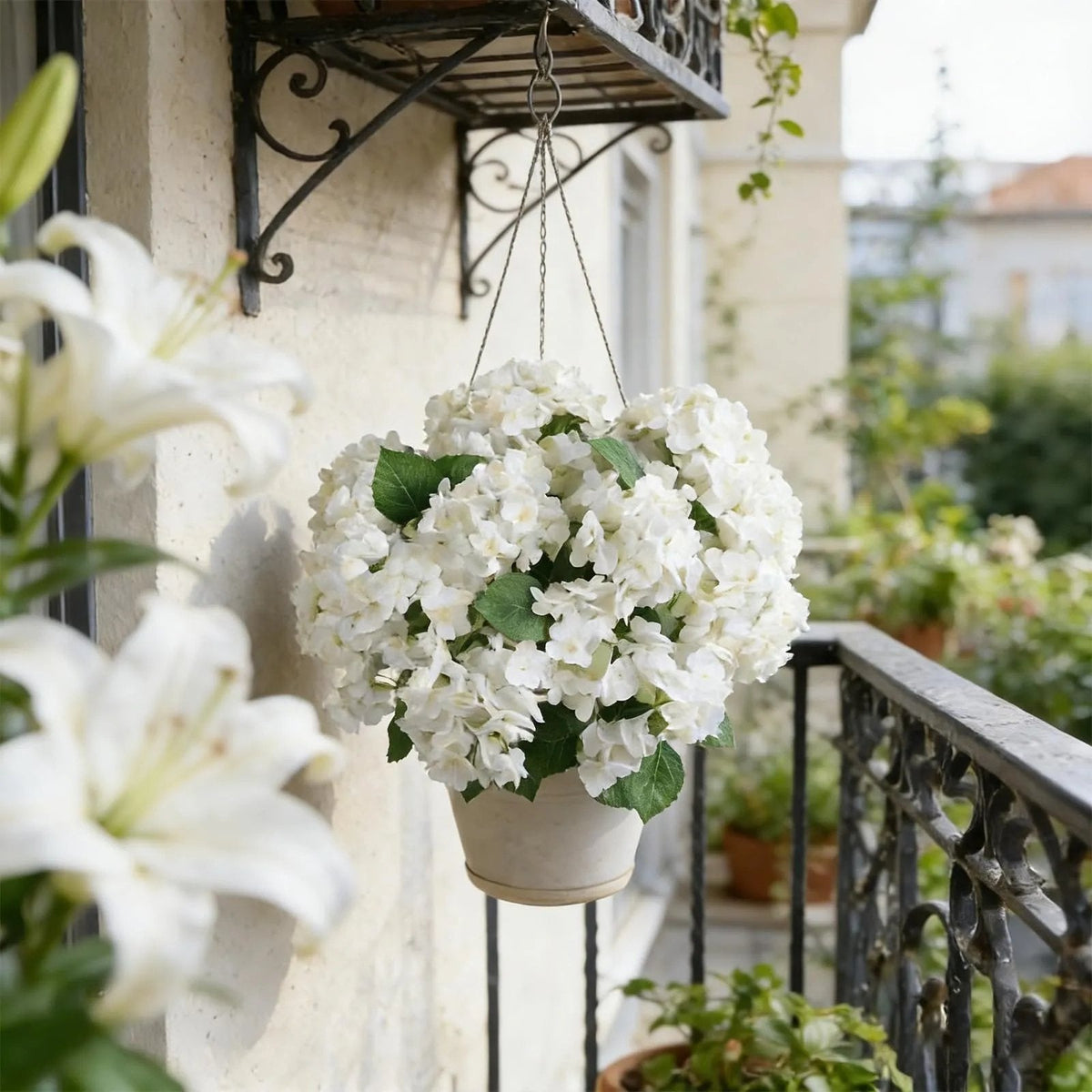 🌼Artificial hydrangeas for outdoor use – UV-resistant, waterproof, and wind-resistan💐🌸