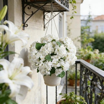 🌼Artificial hydrangeas for outdoor use – UV-resistant, waterproof, and wind-resistan💐🌸