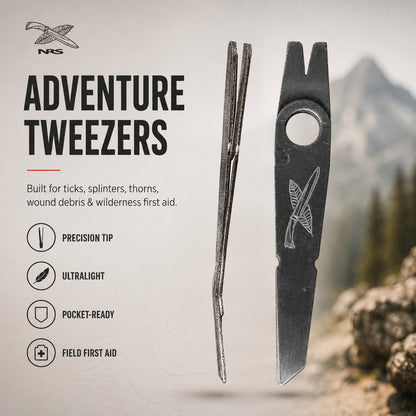 NRS Adventure Tweezers – Your Pocket-Sized First Aid Hero for the Great Outdoors