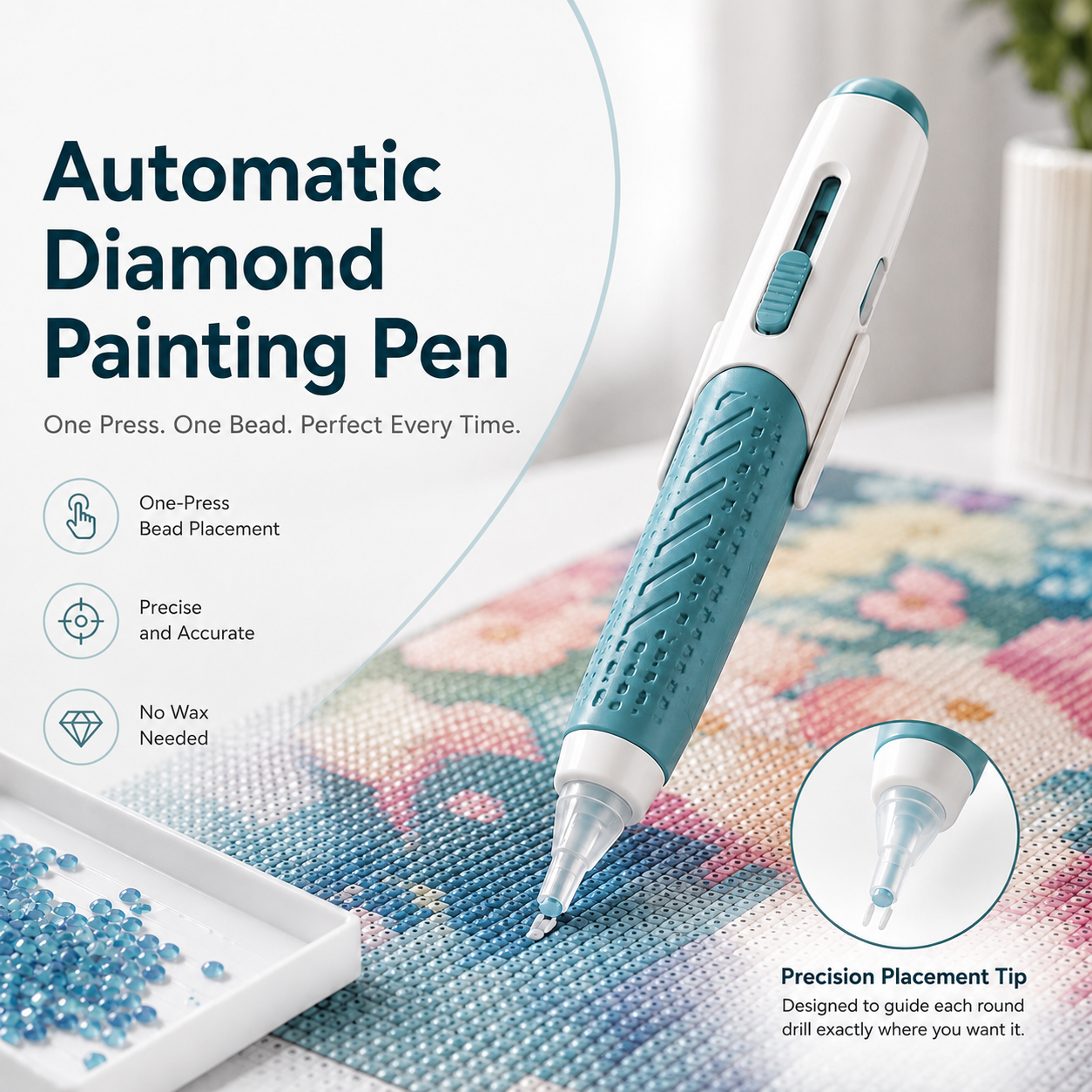 🔥Last Day 50% OFF - 💎 Automatic Diamond Painting Bead dispenser