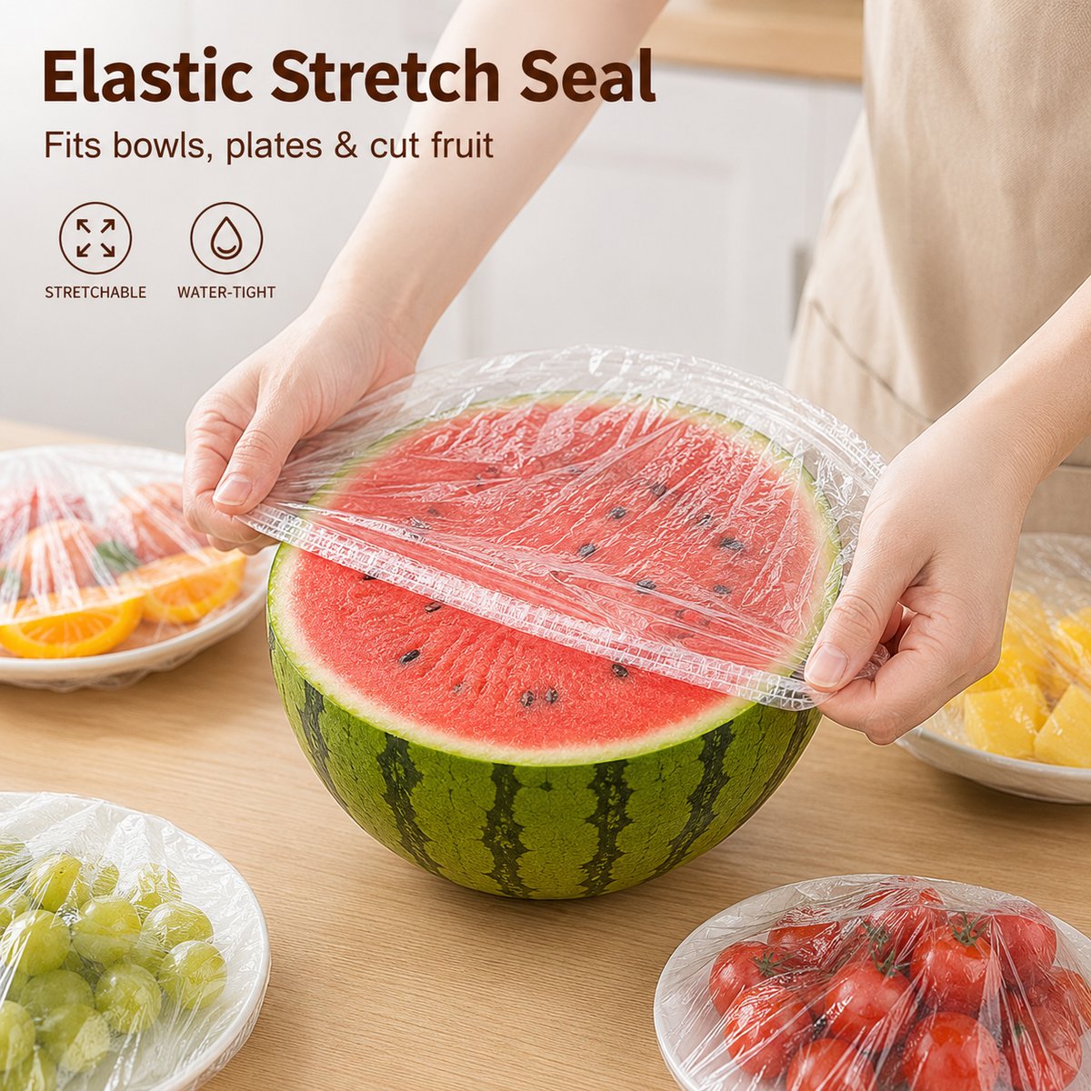 Elastic Food Covers for Bowls & Plates