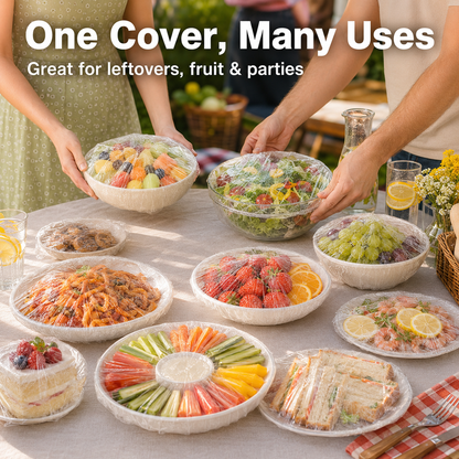 Elastic Food Covers for Bowls & Plates