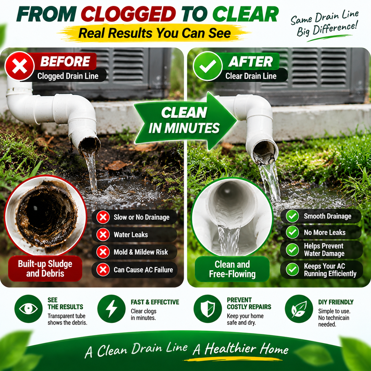 AC Drain Line Cleaner Adapter