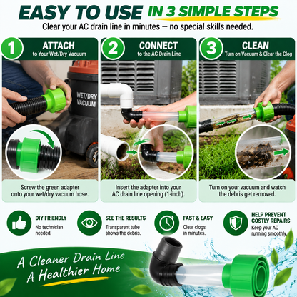 AC Drain Line Cleaner Adapter