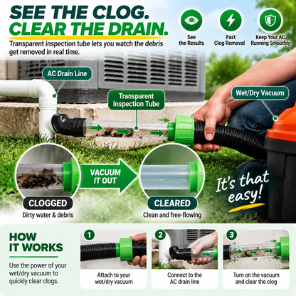 AC Drain Line Cleaner Adapter