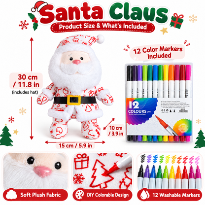 🦄50% OFF🔥DIY Color-In Unicorn Plush Toy Kit