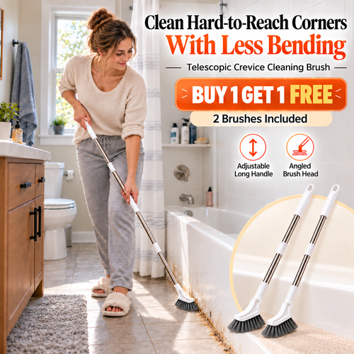 Telescopic Crevice Cleaning Brush