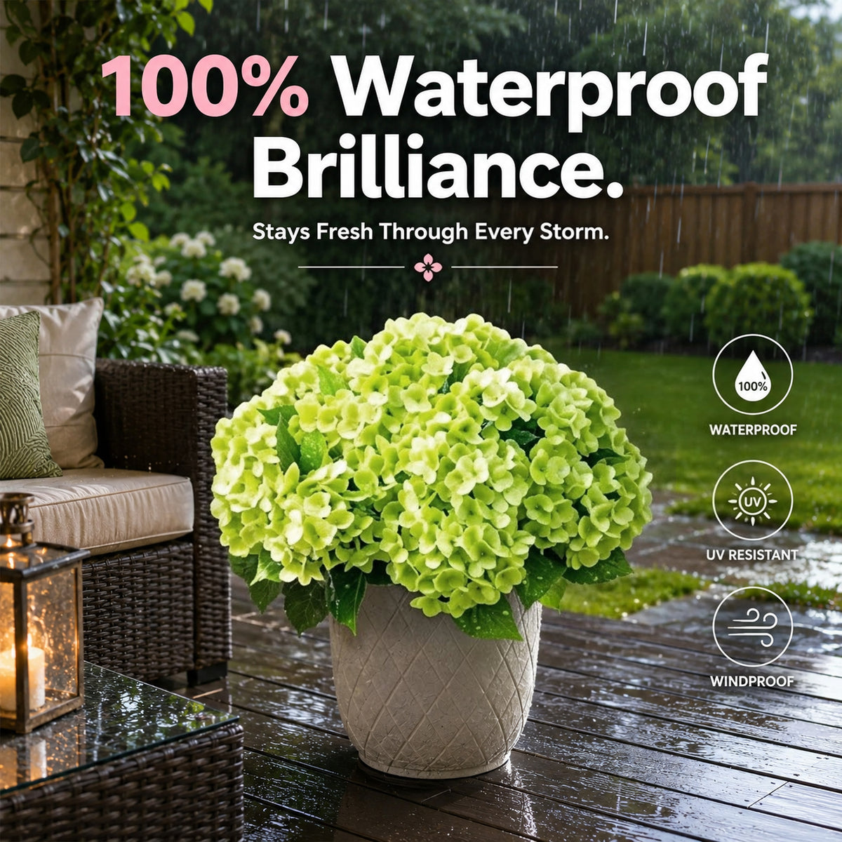 🌼Artificial hydrangeas for outdoor use – UV-resistant, waterproof, and wind-resistan💐🌸