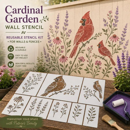 💥 LAST DAY 49% OFF 🌿 Garden Wall Stencil