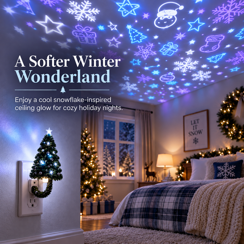 🎄 Projector Night Light