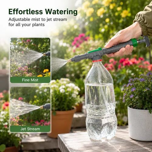 2PCS Reusable Bottle Sprayer Nozzle – Plant Watering & Cleaning Tool